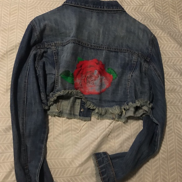 Crop denim jacket - Picture 3 of 3